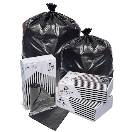 Pitt Plastics 36"x58" .95mm 55 gal. Extra Heavy Performance Roll Can Liner, PK100 B76030XK